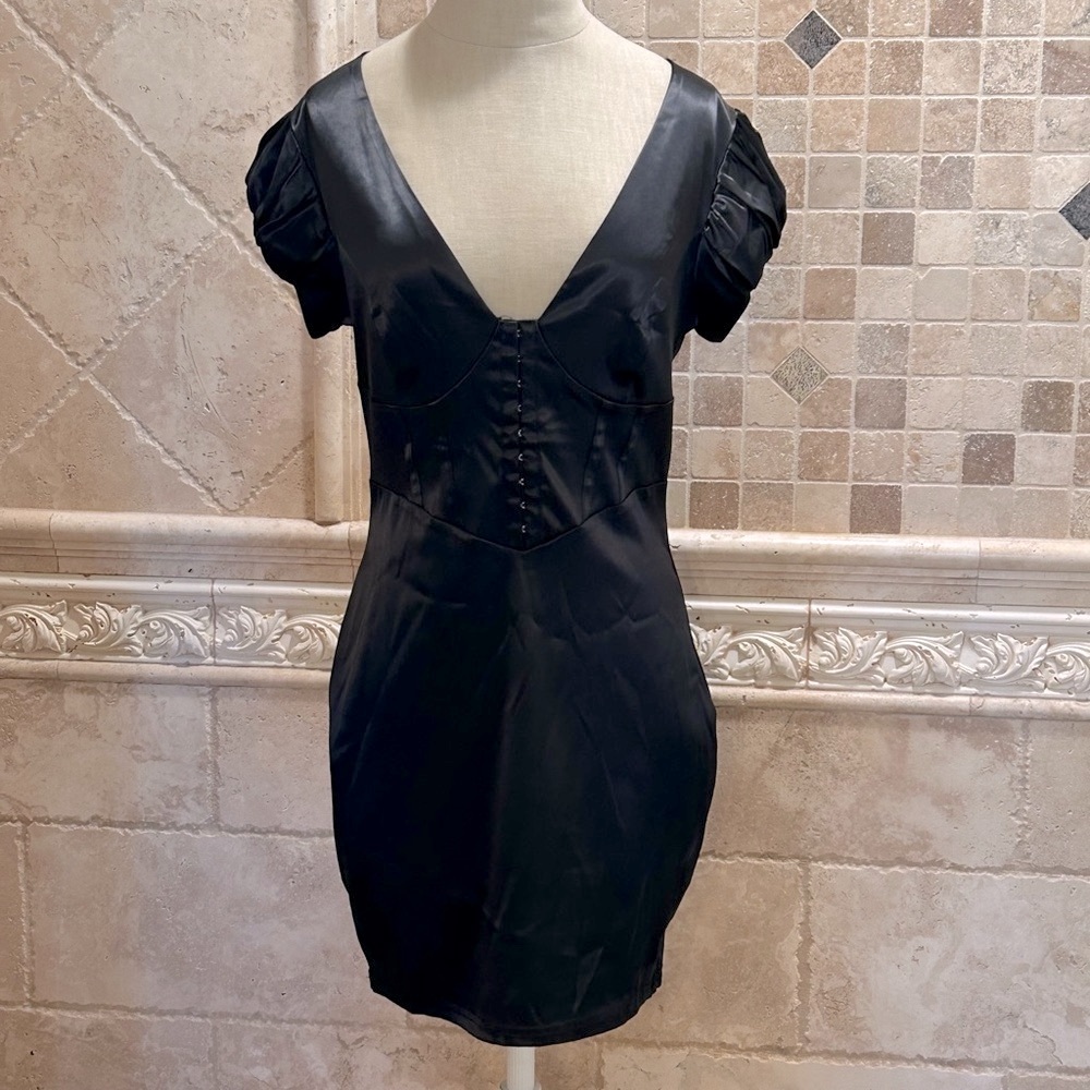 Musette Black Corset Dress